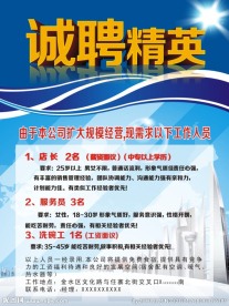 招聘海报