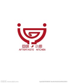 回味小厨标志设计