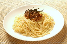 日式 日本料理 纳豆意面