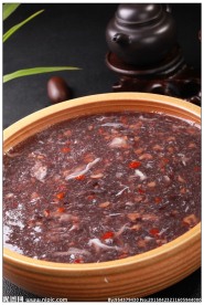 红枣黑米羹