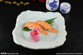 三文鱼寿司   日本料理