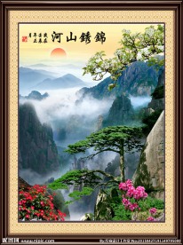 迎客松风景