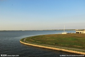上海滴水湖风光
