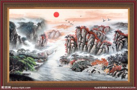 国画山水