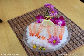 玻璃虾刺身