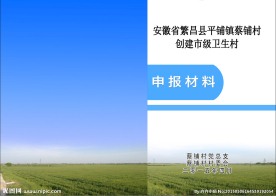 封面设计   卫生村创建