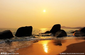 海上夕阳
