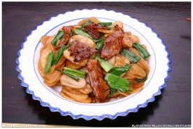 腊肉炒年糕