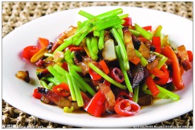 香芹炒腊肉