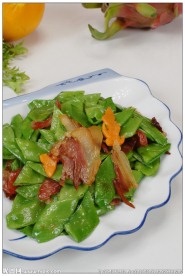 荷兰豆腊味荷兰豆