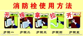 消防栓使用方法