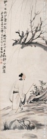 张大千  高士图