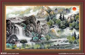 山水国画