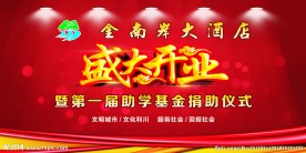 盛大开业 背景