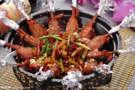 干锅香辣鸭头