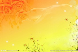 黄色花纹背景  黄色花纹底图