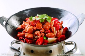 干锅牛肉粒