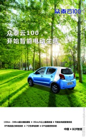众泰云100  吊旗