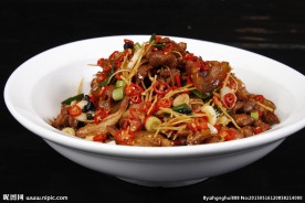 肉丝炒肉片