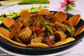 锅仔排骨豆角土豆玉米