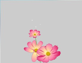 红色雏菊flash矢量动画
