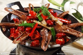 干锅鸭下巴