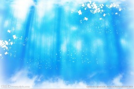蓝色花纹底图