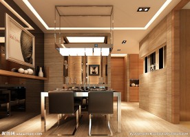 餐厅效果图未分层