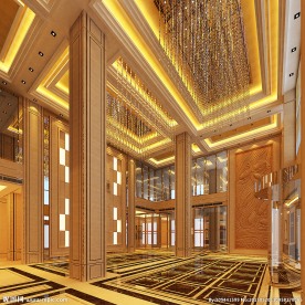 奢华商业大堂效果图