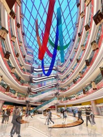 商场中庭效果图