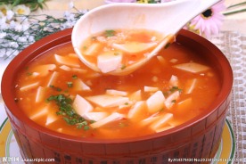 番茄煨豆腐