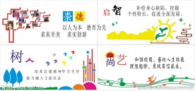 寝室楼梯文化墙