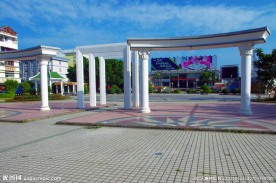城市广场 欧式建筑