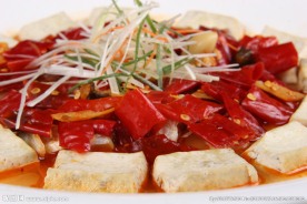 剁椒蒸臭豆腐
