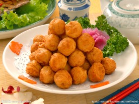 干炸丸子