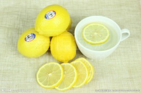 柠檬  柠檬片 柠檬水