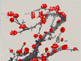梅花雪flash素材