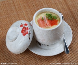 鲜虾鱼子蒸蛋