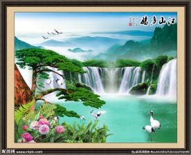 迎客松风景