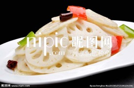 炝拌莲菜