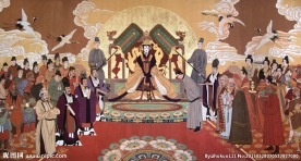 壁画万国来朝之二