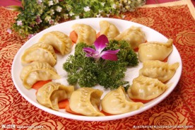 玉米面蒸饺