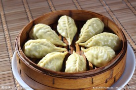 玉米面芸豆蒸饺