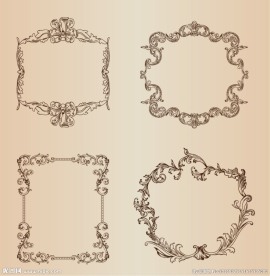 欧式复古边框