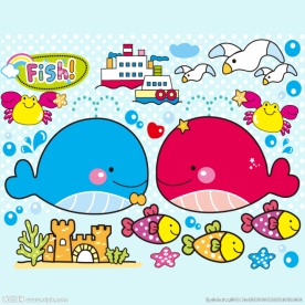动物鱼 可爱海豚