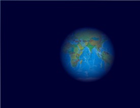 灯光下的地球flash动画
