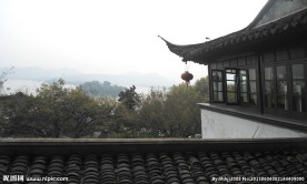 杭州西湖 屋檐