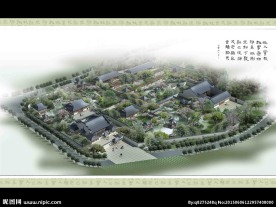 景观效果图分层