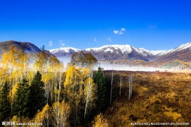 北疆秋季自然风光