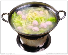 锅仔粉丝丸子锅